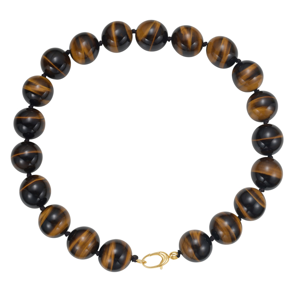 Lionheart tiger eye necklace