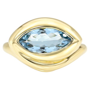 Logan Hollowell aquamarine ring