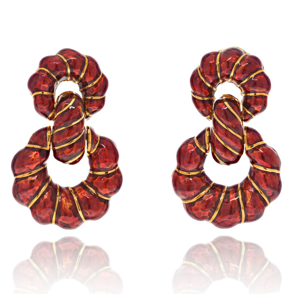 The Back Vault David Webb earrings