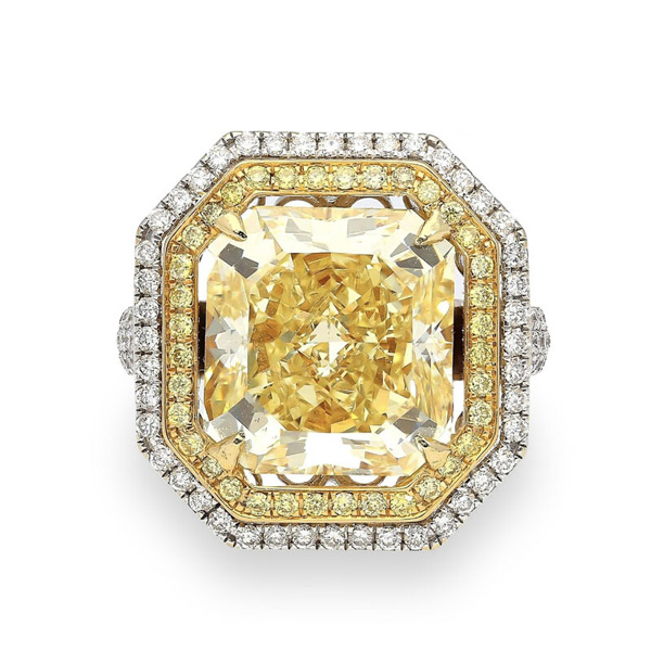 yellow diamond ring