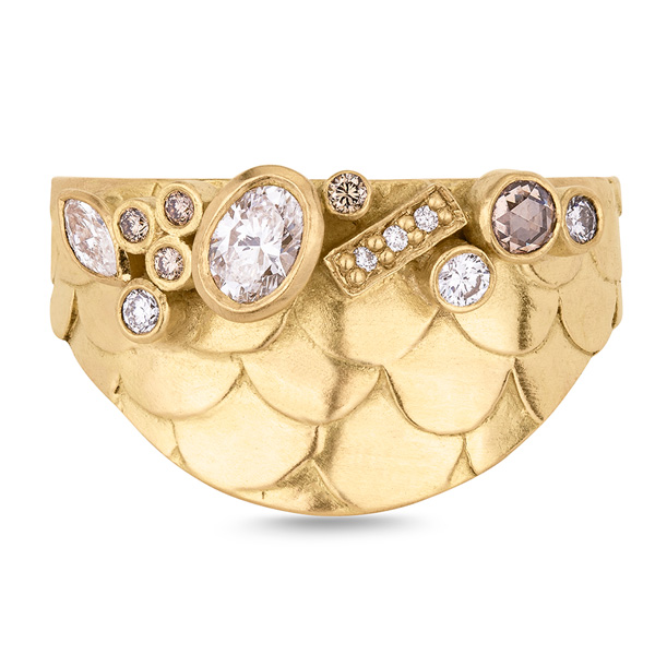 Alison Macleod Crescent Cascade ring