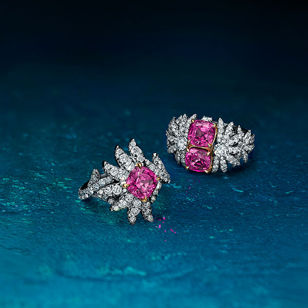 Bluebook earrings colored gemstones