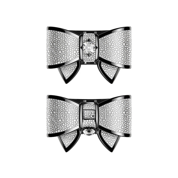 Chanel noeud de diamants cuff