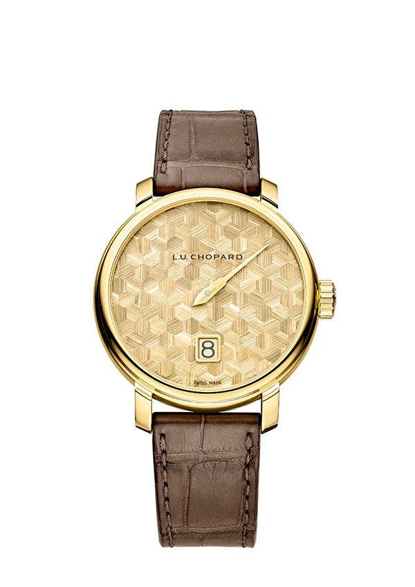 Chopard Quattro Straw Marquetry