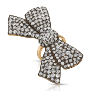 Jenna Blake blackened bow ring