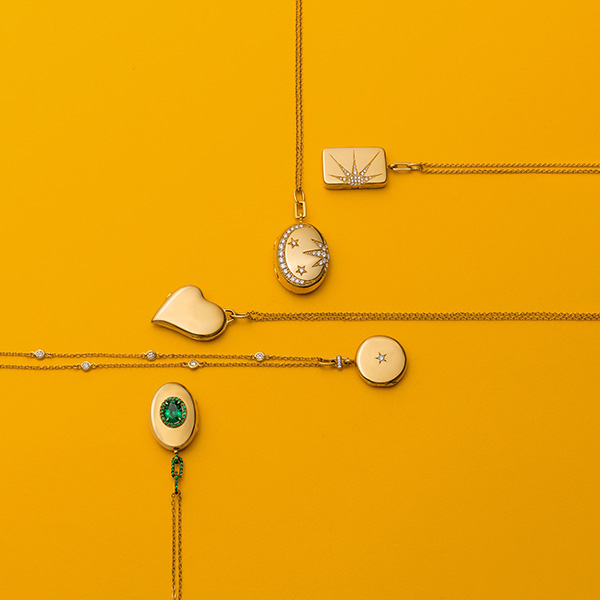 MRK lockets on marigold