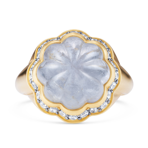 Noor Fares spinel ring