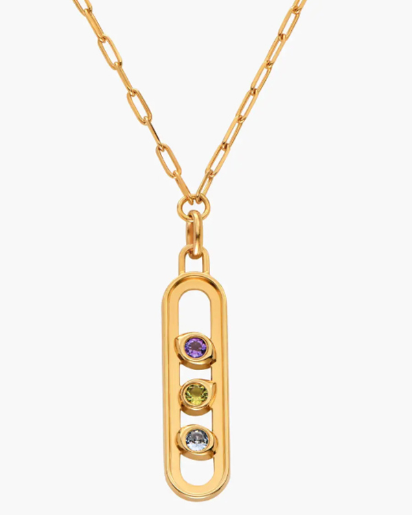 Oak and Luna pendant