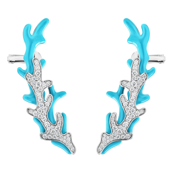 Shams Coral ear climbers