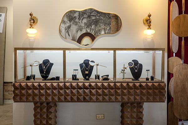 Adornment Theory display cases Adornment Theory display cases