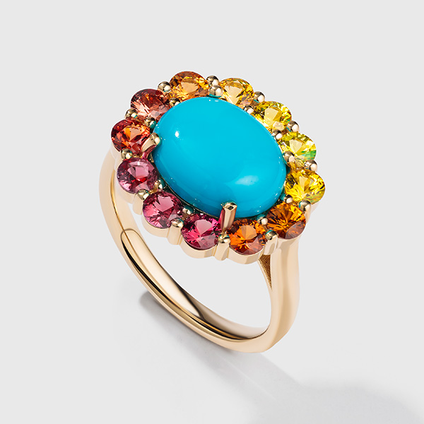 Chafe Turquoise Sunset Ring Chafe Turquoise Sunset Ring