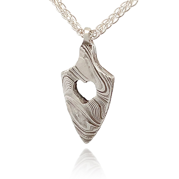 Chris Ploof Modern Electrum pendant