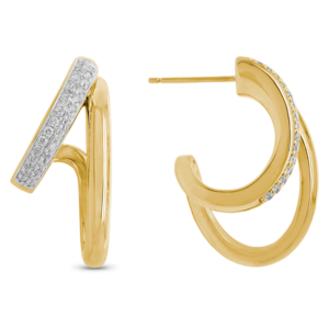 Artistry double hoop earrings