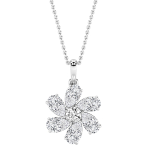 Kiran Gems flower pendant