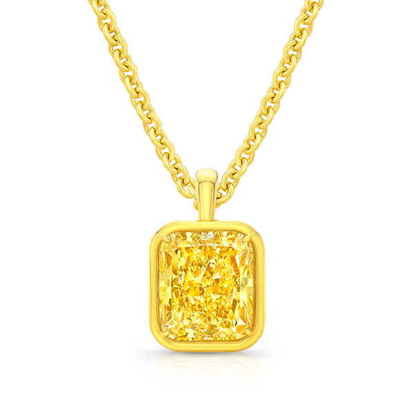 Rahaminov yellow diamond pendant Rahaminov yellow diamond pendant
