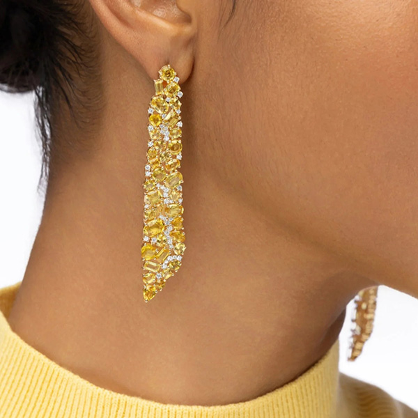 Elyzian Aurora Sapphire earrings Elyzian Aurora Sapphire earrings