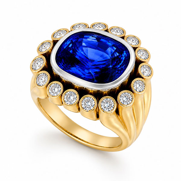 Elyzian Blue Sapphire Ring Elyzian Blue Sapphire Ring