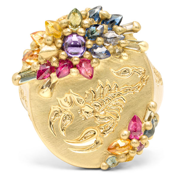 Polly Wales x Castro Smith Crawler signet ring