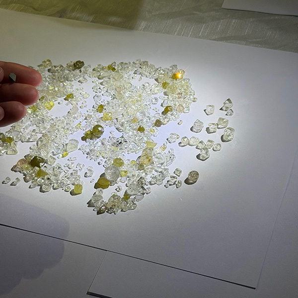 Sierra Leone rough diamonds