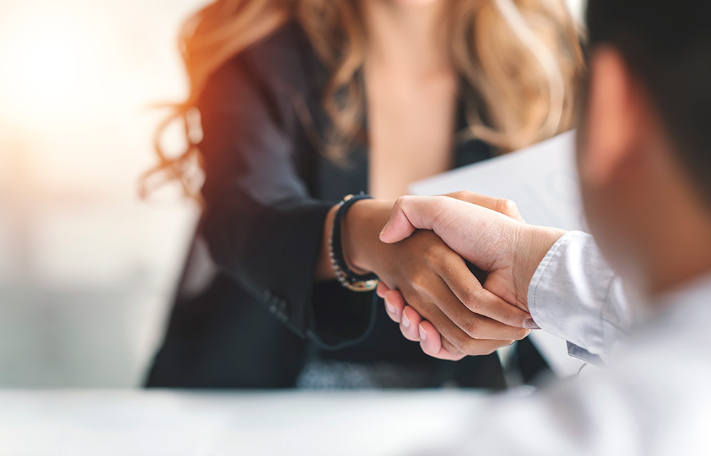 handshake getty images