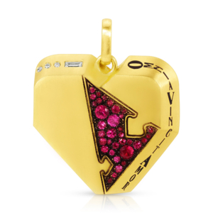 Circa 1700 DNA Puzzle HEART Omnia Vincit Amor