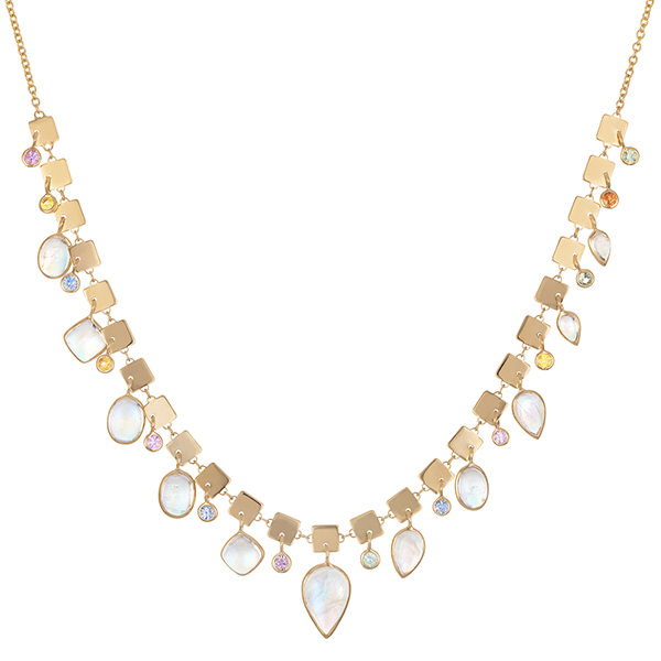 Eden Presley moonstone sapphire necklace Eden Presley moonstone sapphire necklace