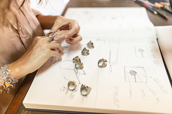 Getty jewelry design
