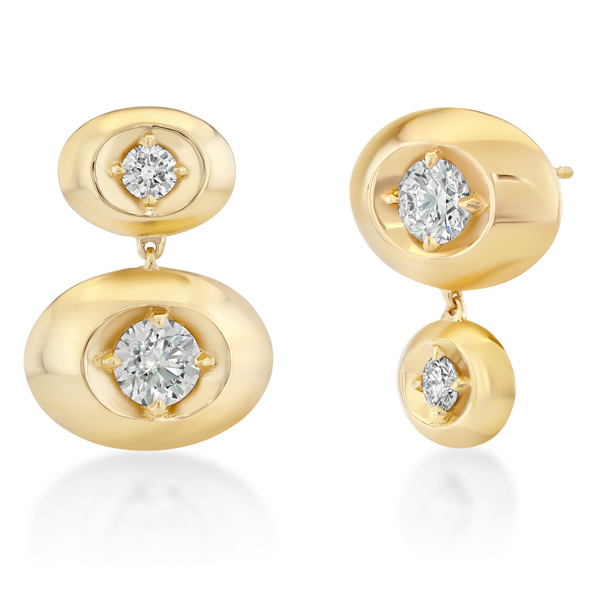 Lizzie Mandler Form drop earrings