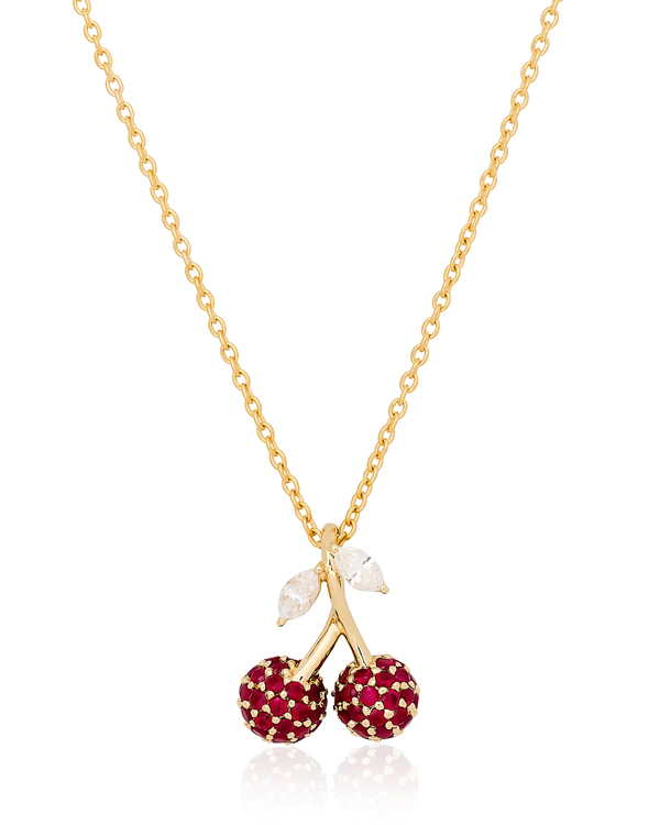 Nicole Rose cherry ruby pendant