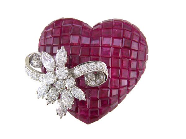 Oscar Heyman pink brooch Oscar Heyman pink brooch