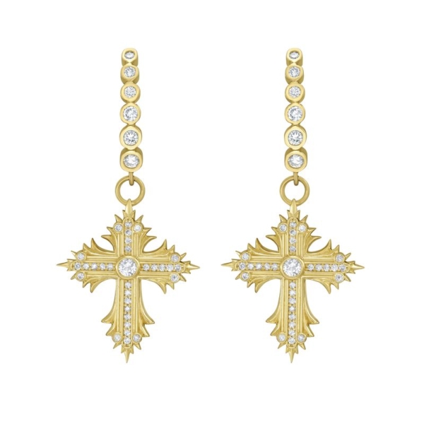 Lionheart Dangle Earrings from Lionheart Sacred Heart Collection Lionheart Dangle Earrings from Lionheart Sacred Heart Collection