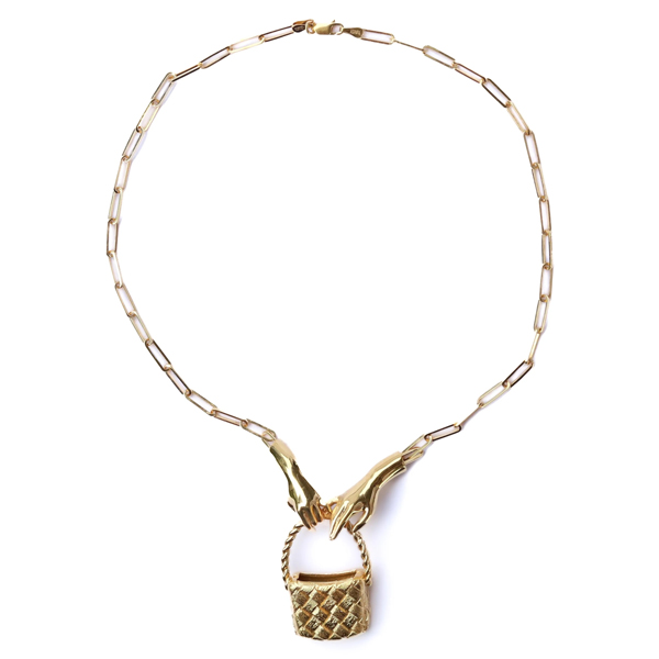 Jenna London hand basket necklace Jenna London hand basket necklace