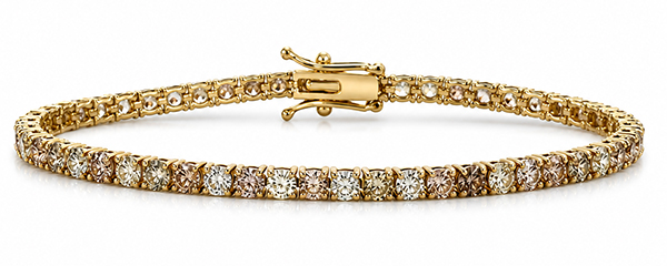 Lionheart Desert Diamond Tennis Bracelet