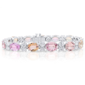 Oscar Heyman padparadscha bracelet