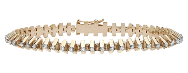 Ritique mini tricone tennis bracelet