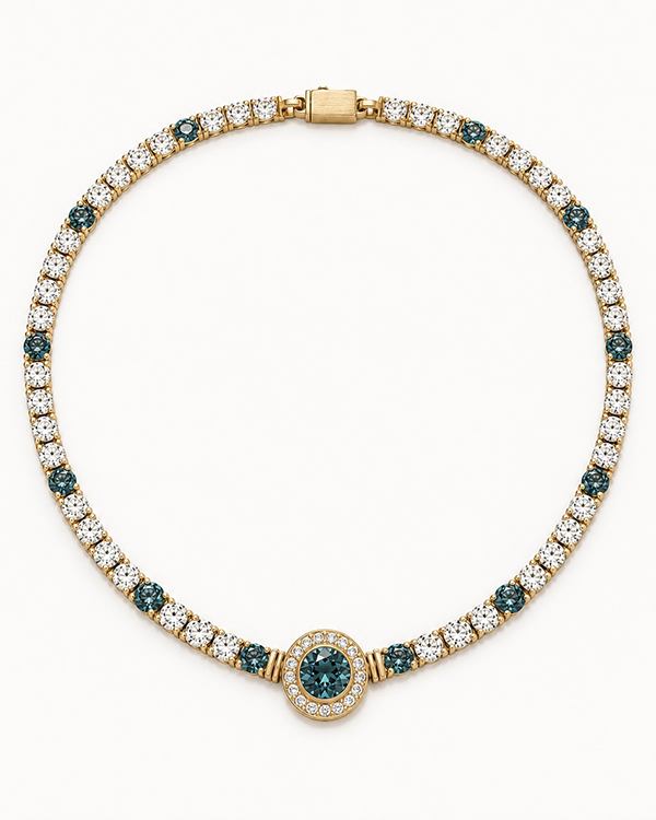 Sarah Rabie Montana Sapphire Necklace Sarah Rabie Montana Sapphire Necklace