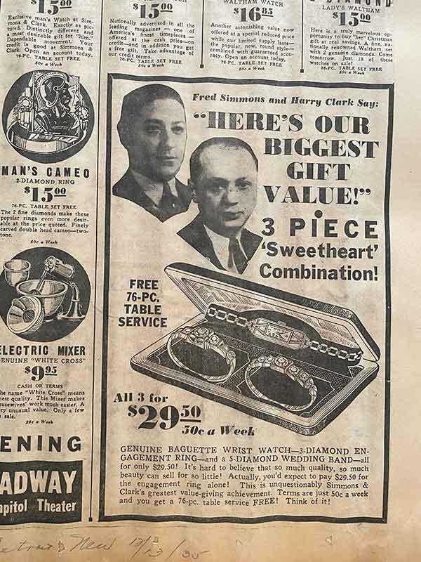 Simmons Clark ad