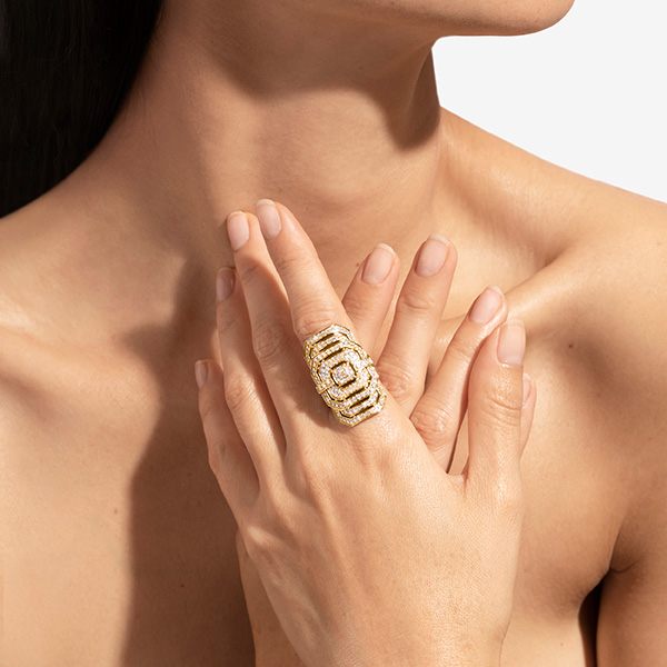 Statement Paris icon ring Statement Paris icon ring