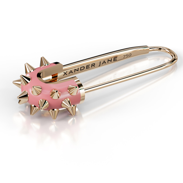 Xander Jane spiked XL safety pin earring Xander Jane spiked XL safety pin earring