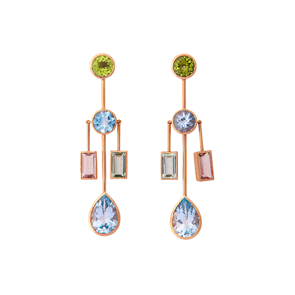 Zome chandelier earrings