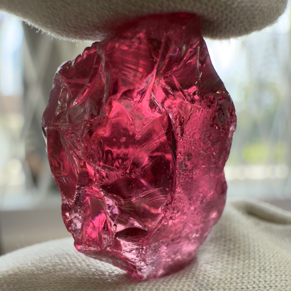 A rough Mahenge Spinel 