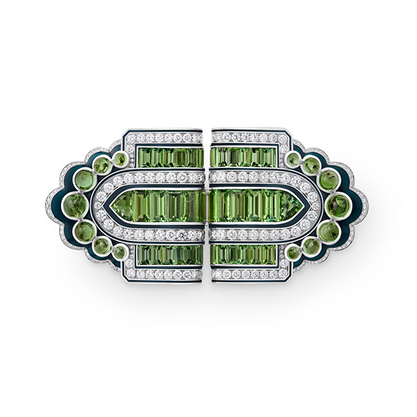 BOUCHERON GREEN GARDEN BROOCH BOUCHERON GREEN GARDEN BROOCH