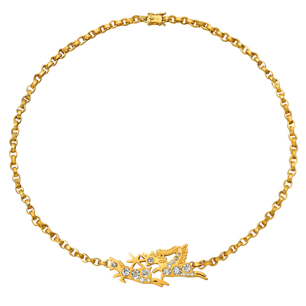 Darius Diamond Lovers necklace