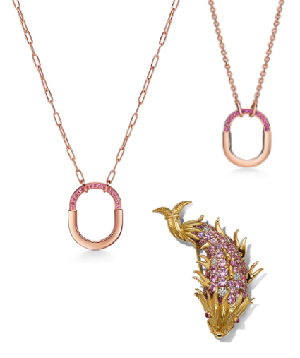 Emma DArcy Tiffany necklaces and brooch