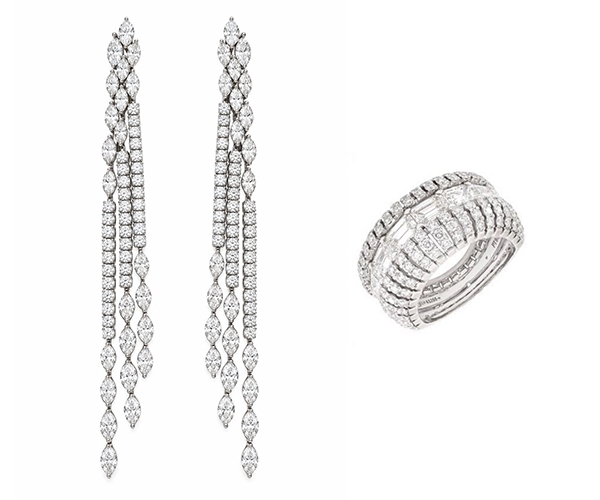Leviev earrings etho maria ring