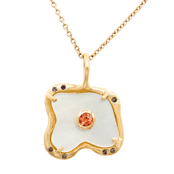 MPD fried egg pendant