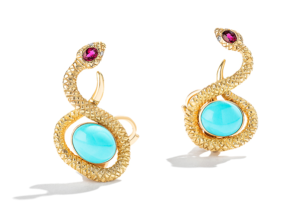 Renato Cipullo turquoise snakes Renato Cipullo turquoise snakes