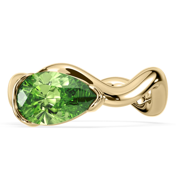 Sette green pear pinky ring Sette green pear pinky ring