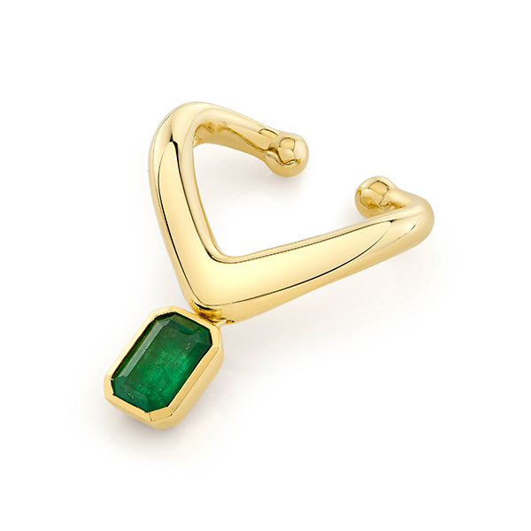 Shay Zar emerald ear cuff Shay Zar emerald ear cuff
