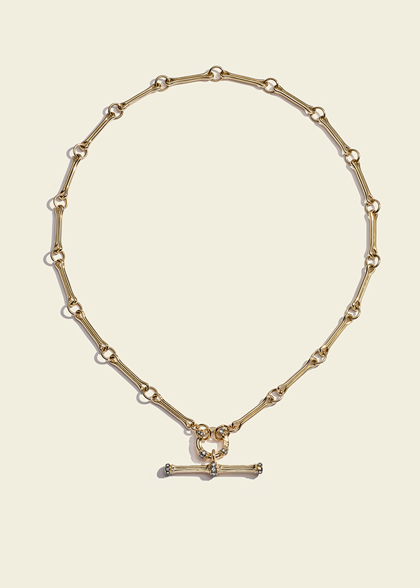 Lucy Delius Show Your Bones Necklace with Sciura T-Bar and Connector